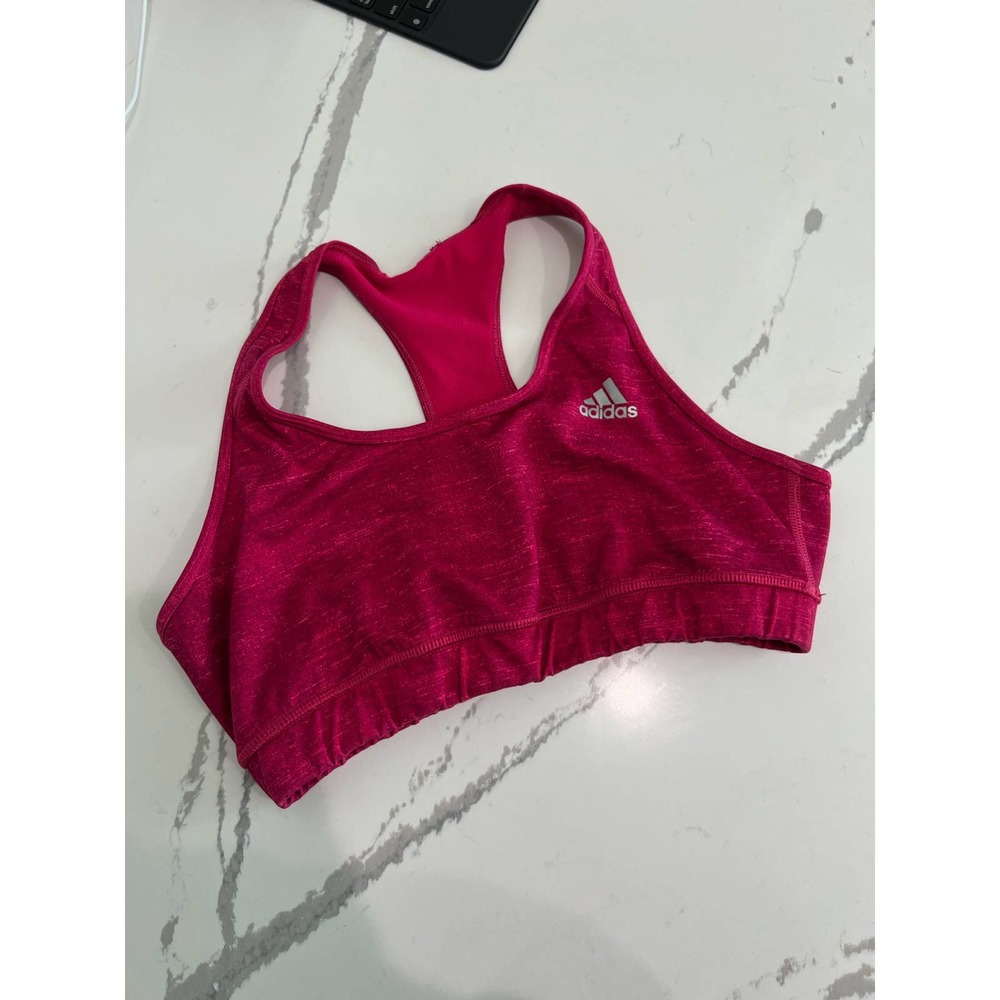 Adidas Pink Compression Sports Bra Magenta Size‎ Small